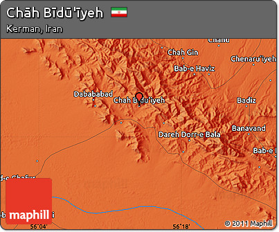 Political Map of Chāh Bīdū'īyeh
