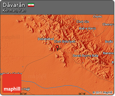 Political Map of Dāvarān