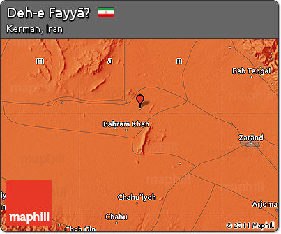 Political Map of Deh-e Fayyāẕ