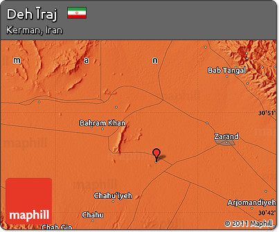 Political Map of Deh Īraj