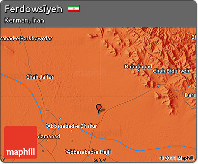 Political Map of Ferdowsīyeh