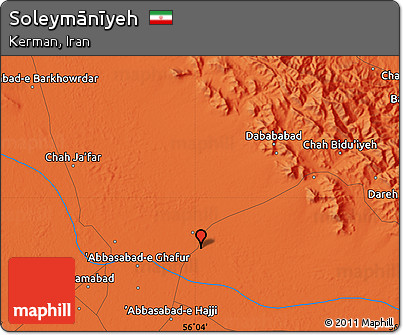 Political Map of Soleymānīyeh