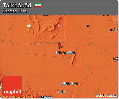 Political Map of Talkhābād