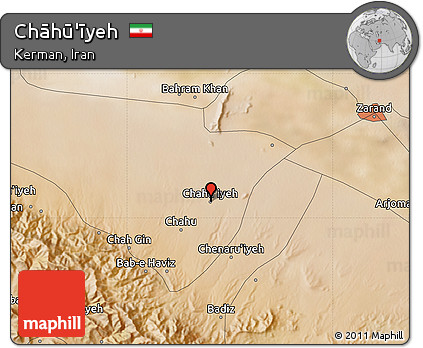 Satellite Map of Chāhū'īyeh