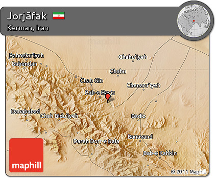 Satellite Map of Jorjāfak