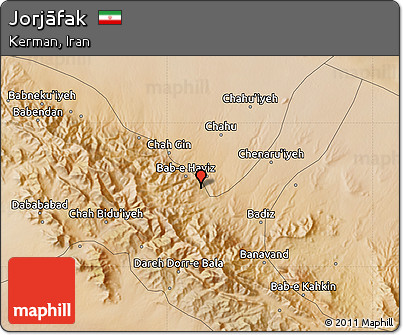 Satellite Map of Jorjāfak