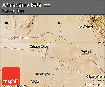 Satellite Map of Aḩmaqān-e Bālā