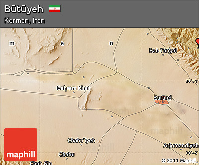 Satellite Map of Būtūyeh