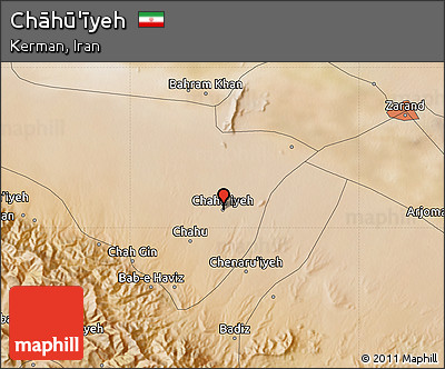 Satellite Map of Chāhū'īyeh