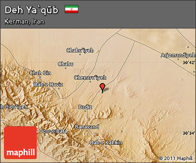 Satellite Map of Deh Ya`qūb