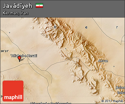 Satellite Map of Javādīyeh