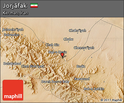 Satellite Map of Jorjāfak