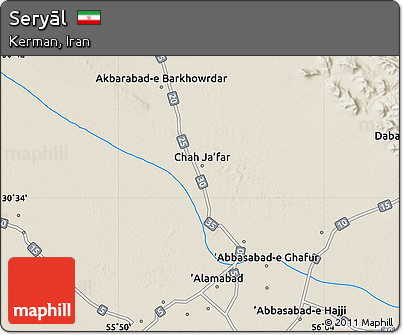 Shaded Relief Map of Seryāl