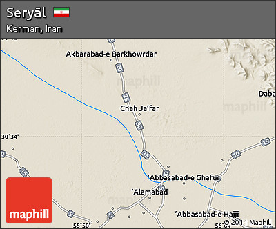 Shaded Relief Map of Seryāl