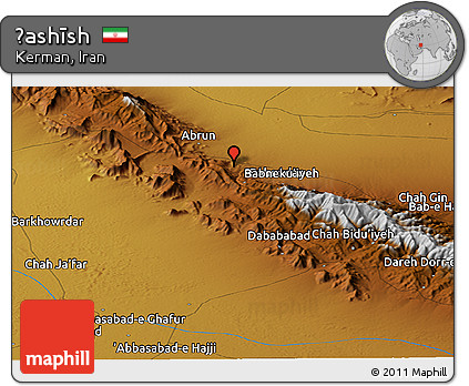 Physical Panoramic Map of Ḩashīsh