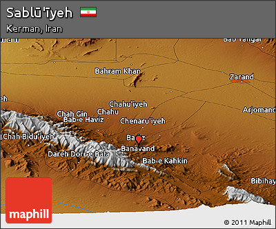 Physical Panoramic Map of Sablū'īyeh