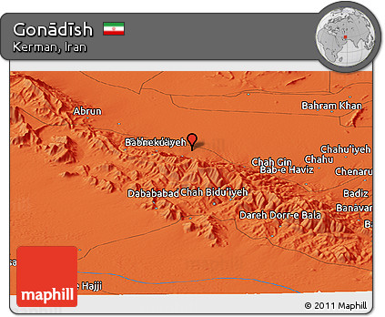 Political Panoramic Map of Gonādīsh