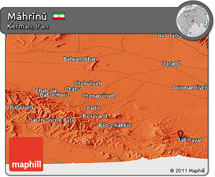 Political Panoramic Map of Māhrīnū