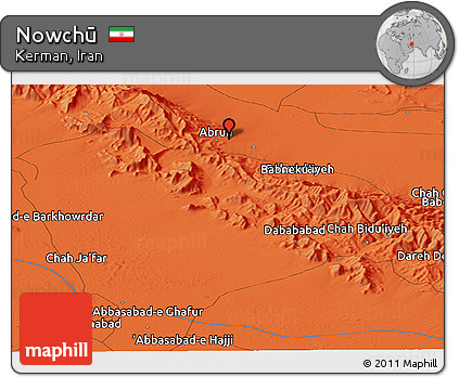Political Panoramic Map of Nowchū