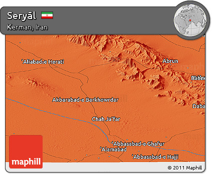 Political Panoramic Map of Seryāl
