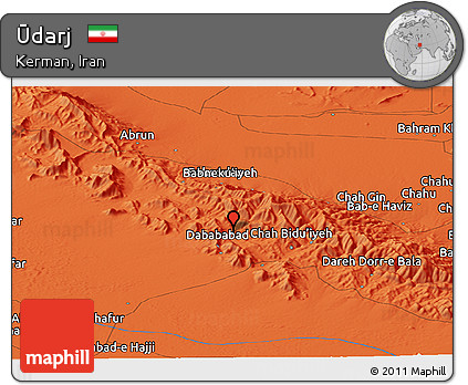 Political Panoramic Map of Ūdarj