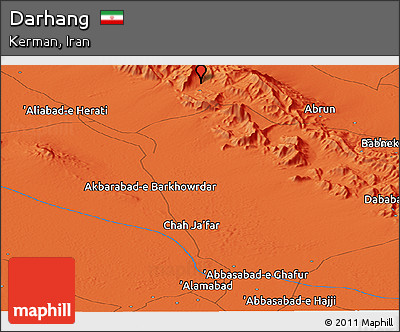 Political Panoramic Map of Darhang