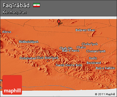 Political Panoramic Map of Faqīrābād