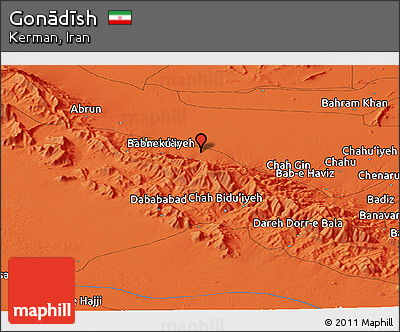 Political Panoramic Map of Gonādīsh