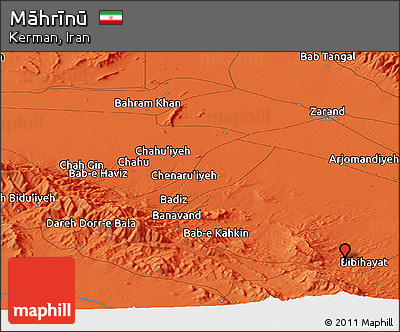 Political Panoramic Map of Māhrīnū