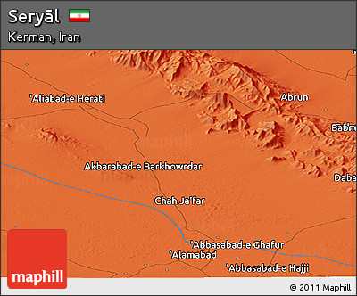 Political Panoramic Map of Seryāl