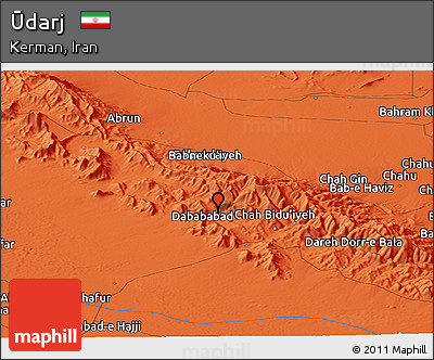 Political Panoramic Map of Ūdarj