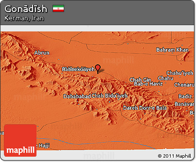 Political Panoramic Map of Gonādīsh