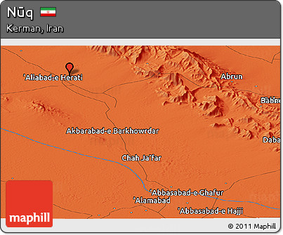 Political Panoramic Map of Nūq