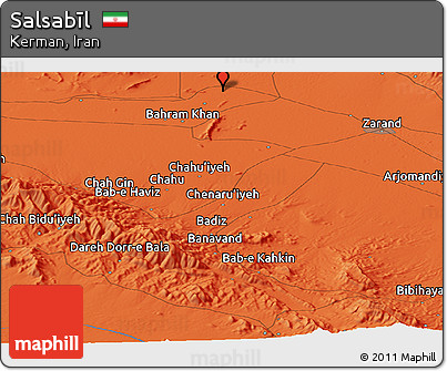 Political Panoramic Map of Salsabīl