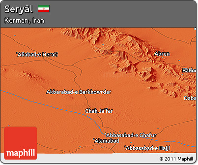 Political Panoramic Map of Seryāl