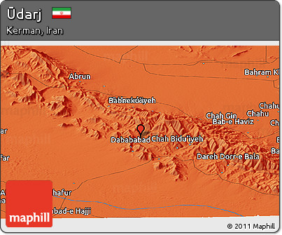 Political Panoramic Map of Ūdarj