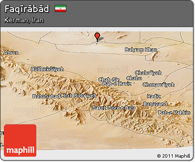 Satellite Panoramic Map of Faqīrābād
