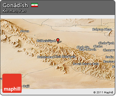 Satellite Panoramic Map of Gonādīsh