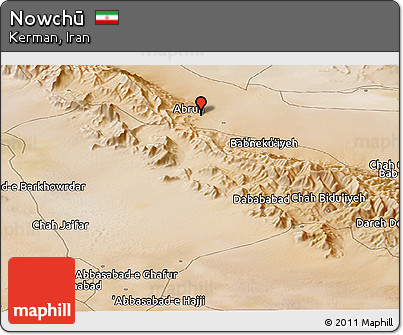 Satellite Panoramic Map of Nowchū