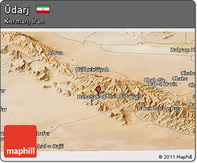 Satellite Panoramic Map of Ūdarj