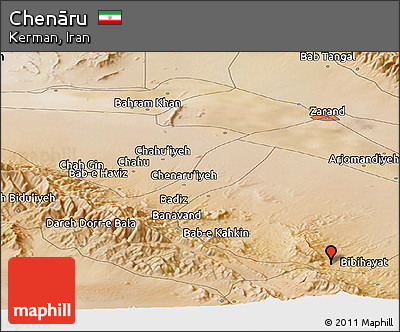 Satellite Panoramic Map of Chenāru
