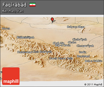 Satellite Panoramic Map of Faqīrābād