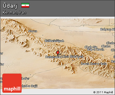 Satellite Panoramic Map of Ūdarj