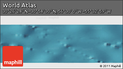 Satellite Panoramic Map of the Area around 30° 42' 29" N, 56° 1' 29" W