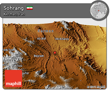 Physical 3D Map of Sohrang