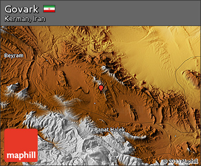 Physical 3D Map of Govark