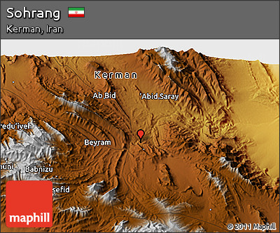 Physical 3D Map of Sohrang
