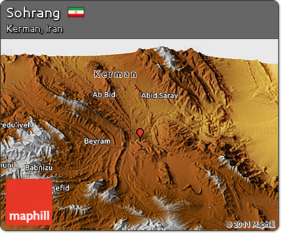 Physical 3D Map of Sohrang