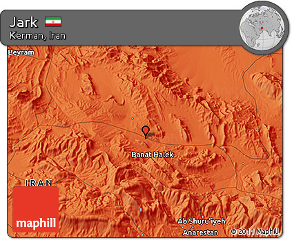 Political 3D Map of Jark