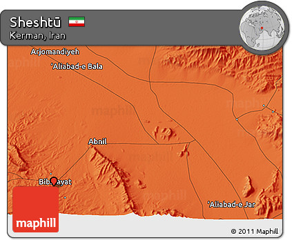 Political 3D Map of Sheshtū